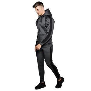 Survêtements de jogging uni à coupe étroite en coton avec logo personnalisé unisexe Sweat-shirt à capuche pour hommes pour l'hiver Vêtements de sport Pull-over vierge Vente en gros - Product Image 1