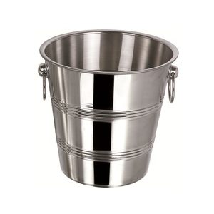 SVM Stainless Steel Classic <b>Ice</b> Bucket with Ring Handle - Product Image 5
