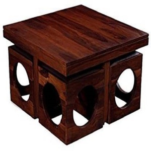 Meubles de salon modernes Table basse en bois à hauteur réglable pour un usage domestique - Product Image 1