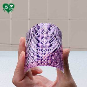 For Custom Made Design Purple Diamond Mosaic Transparent Plastic Poker Playing <b>Cards</b> with Unique Coating 58x88mm - Product Image 4