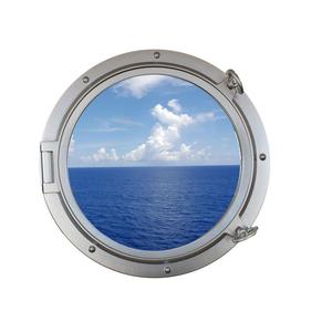 Ojo de buey blanco de Metal de lujo redondo elegante diseñador hecho a mano ojo de buey náutico clásico indio elegante hecho a mano ojo de buey decorativo - Product Image 5