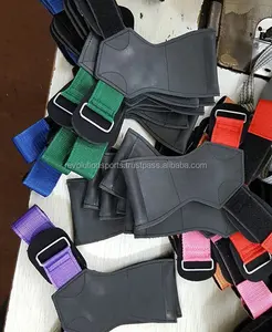 Punhos de borracha acolchoados de neoprene, para levantamento de peso, novo estilo, 2020, vendedor quente