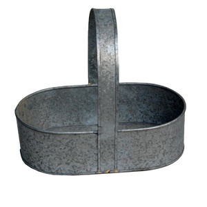 Caddy-Mesa retro Vintage de sal y pimienta galvanizada para granja, utensilios de cocina, venta al por mayor - Product Image 1