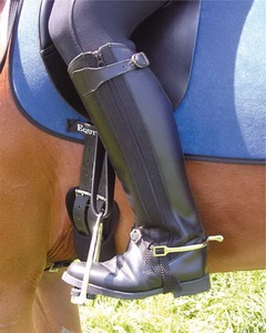 Classique Mini Chap plage couleur douce Amara XS-2XL .. Équitation demi Chaps produits équestres de haute qualité - Product Image 2