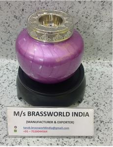 <b>tea</b> light cremation <b>urn</b> to light a candle in memory funeral supplies Brassworld India - Product Image 4