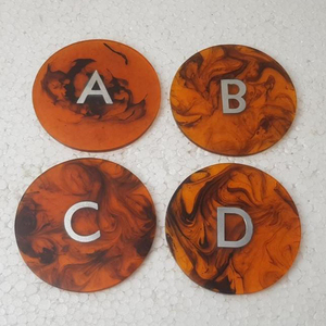 Venta caliente sólido de té de madera para regalo de mejor calidad marrón redondo forma té posavasos para la decoración de la Mesa - Product Image 6