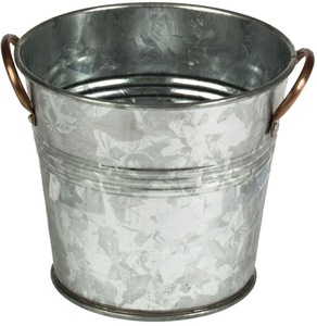 Cubos de hielo y bañeras galvanizados de metal antiguo con aspecto plateado para baño de jardín Diseño personalizado - Product Image 2