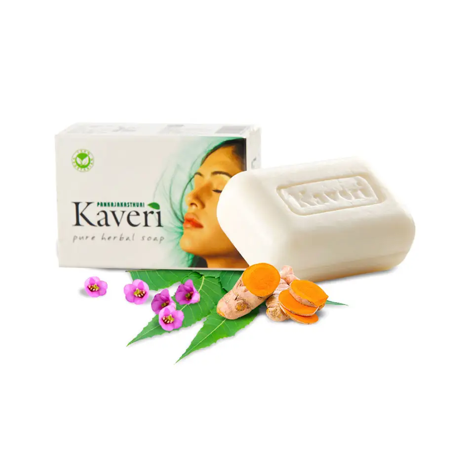 Pankajakasthuri Kaveri Herbal Soap-coconut oil soap with natural glycerine,bulk soap supplier India