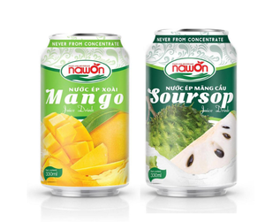 Wholesale Available ISO Mixed Fruit in Juice in Can 330ml Healthy Fruit Juice Free Sample OEM/ODM Fruit Juice - Product Image 5