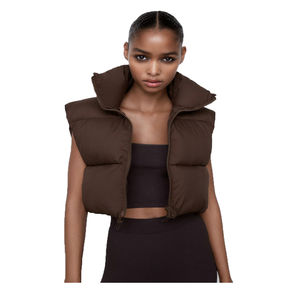 Chaqueta acolchada de invierno para hombre de calidad superior Diseño sin mangas ajustado al cuerpo informal Último modelo - Product Image 4