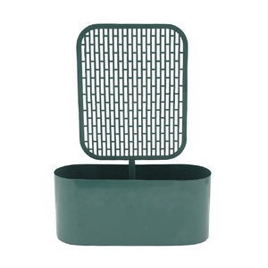 กระถางเหล็กทรงไข่สีเขียวเข้มสำหรับตกแต่งบ้านและตกแต่งสวนสินค้ามาใหม่ - Product Image 2