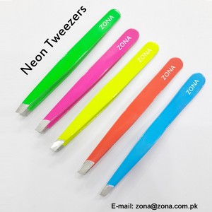 Pinzas profesionales para cejas, la mejor depilación inclinada de acero inoxidable, pinzas para cejas, desplumador de etiqueta privada - Product Image 4