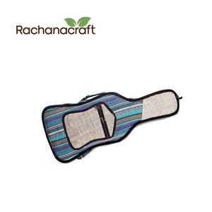 Ukelele de cáñamo duradero y respetuoso con el medio ambiente, bolsa hecha a mano con mango de transporte práctico, hecha a mano, venta al por mayor - Product Image 1