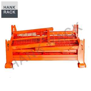 Manipulation de matériaux pièces automobiles affichage stockage transport empilage cage en treillis métallique pliable - Product Image 6