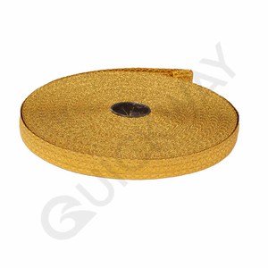 Venta al por mayor de encaje trenzado ceremonial, uniforme francés trenzas de encaje de color dorado personalizado con bordado 2025 - Product Image 3