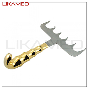 LIKAMED YANCOSKIE Cirugía Retractor Abdominoplastia Plástico Platted Mango Alemania Calidad 19CM - Product Image 3