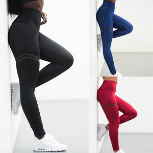 OEM Black <b>Leggings</b> Wholesale Quick Dry Seamless Running Yoga Pants <b>With</b> <b>Pocket</b> Women's <b>Workout</b> High Waist Yoga <b>Leggings</b> - Product Image 6