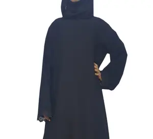 Abaya Ren Với Váy Xếp Li