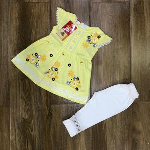 Robes de bébé fantaisie en coton mignon dernière conception de mini tutu floral formelle courte longueur au genou pour nouveau-né 6 mois 8 ans pour les fêtes - Product Image 3