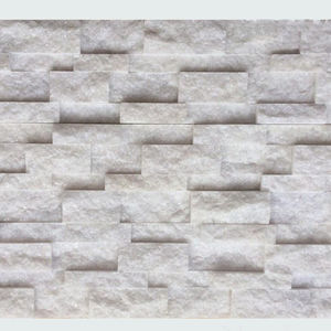 Haute qualité blanc rebord pierre marbre naturel Vietnam Design moderne finition de surface fendue meilleur prix approvisionnement en gros contactez-nous! - Product Image 4