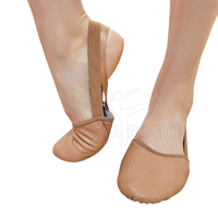 100% chaussures tournantes en cuir chaussures à demi-semelle de danse par Baifa Enterprises