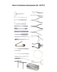 Juego de Instrumentos de Neurocirugía y Craneotomía de Acero Inoxidable Manual - Product Image 2