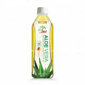 Bebida de zumo de Aloe Vera fresca de Vietnam, GMP HACCP KOSHER con certificado ISO HALAL, 18 meses de vida útil en botella de 500ml