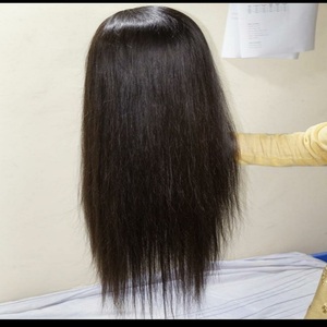 Peluca de Cabello Indio Remy Personalizada de Oreja a Oreja, 13 Pulgadas, Base Mediana, 22.5 Pulgadas de Alta Densidad, Trama Única, Lista para Permanente - Product Image 3