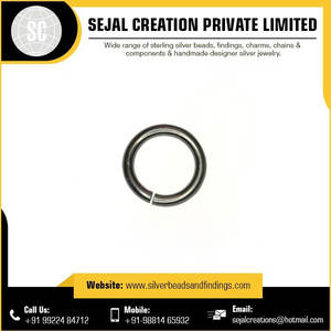Sejal Creation High Quality <b>Split</b> Sterling Silver Jump <b>Ring</b> Connectors Economic Jewelry Making Components Wholesale Price - Product Image 5