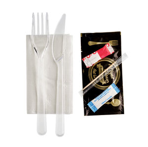 Kits de cubiertos PP PS con Eco, juego de cubiertos de plástico Premium de lujo, cuchara, tenedor, cuchillo - Product Image 3