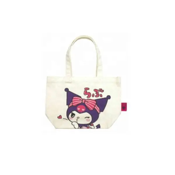 Canvas mini tote bag  Kuromi