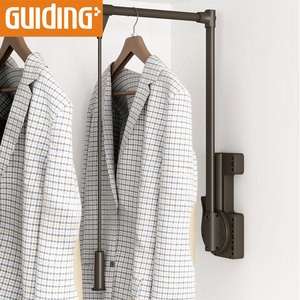 Système de rangement escamotable pour placard, <span class=keywords><strong>meuble</strong></span> de rangement, support de suspension escamotable pour armoire, accessoire de placard - Product Image 2