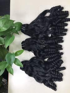 Extensions capillaires Remy bouclées pour femmes noires, ensemble de 6 pièces, cheveux rebondissants, haute qualité - Product Image 3