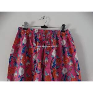 ใหม่อินเดียพิมพ์ดอกไม้ผ้าฝ้าย100% อินทรีย์คืนชุดกลางคืนสวมใส่ชุดนอนชุดขายส่งชุดนอนสวมใส่ที่บ้าน - Product Image 5