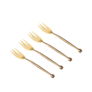 Nouvel arrivage de couverts en laiton lot de 4 couverts modernes au design martelé ensemble de couverts en laiton métal doré chic ensemble de couverts en gros - Product Image 3