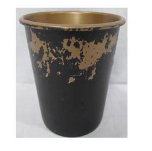 Pots et jardinières de jardin en étain de conception de bol simple en jardinières d'arbres en fer avec revêtement en poudre blanche fini - Product Image 4