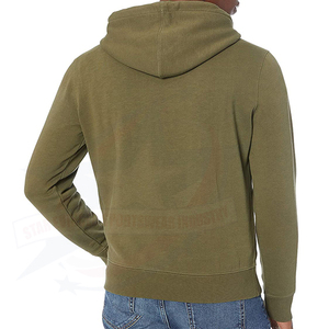Sudadera con capucha personalizada para hombre en tallas grandes Sudadera con capucha de invierno de gran tamaño con diseño de estrella impresión digital en sudaderas en blanco - Product Image 6