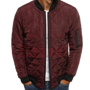 Veste matelassée décontractée personnalisée pour hommes, tout nouveau style de laine et polyester de haute qualité avec rembourrage chaud à bulles à col montant pour l'hiver - Product Image 6