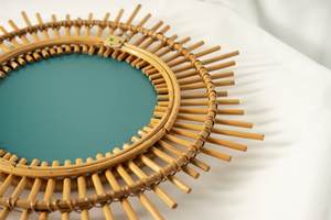 Espejo de belleza en forma de Sol de ratán, superventas, decoración para el hogar, 2020, hecho en Vietnam - Product Image 6