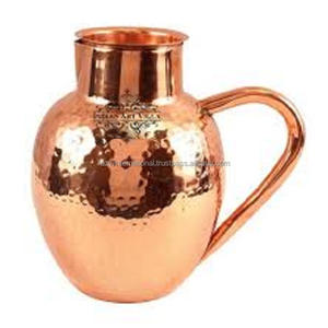 Hammered Copper <b>Pitcher</b> Jug - Product Image 1