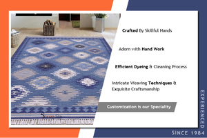 Nueva Llegada de Alfombras Tejidas a Mano de Algodón 100% de Fabricante Indio, las Más Vendidas, para Interiores - Product Image 6