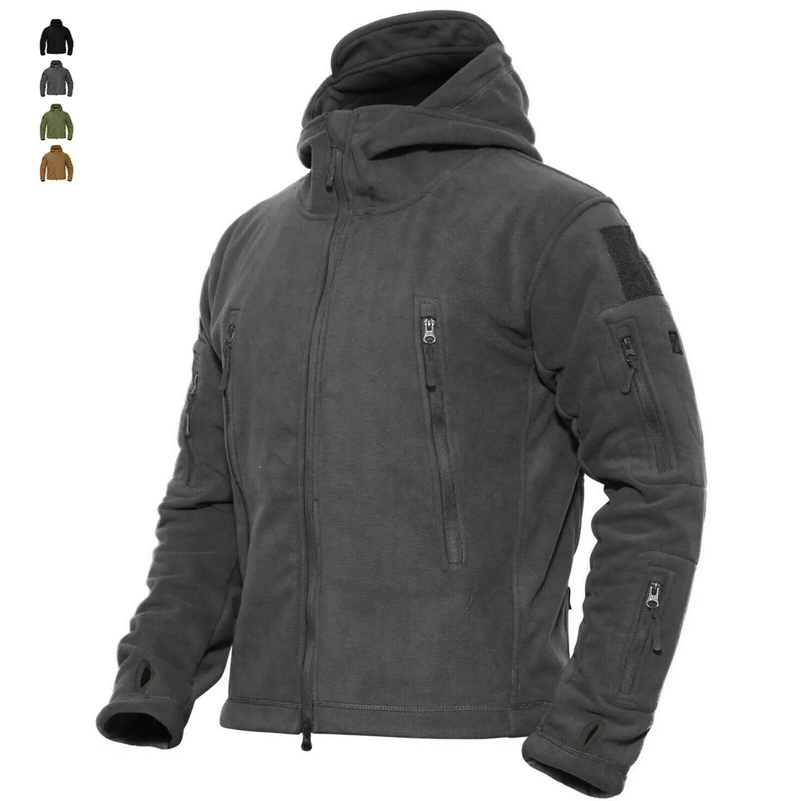 Tactical Jacket Men Winter Waterproof Hooded Outdoor Coat New