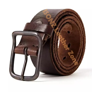 Ceinture de rechange en cuir véritable, réversible, Double face, Grain complet, sans boucle - Product Image 3