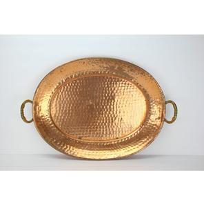 Plateaux de service alimentaire ronds en acier inoxydable, fabricants d'usine, meilleure qualité, plateau en métal en verre personnalisé - Product Image 1