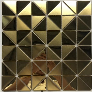 Factory Rose Gold Metal <strong>Mosaic</strong> for Kitchen Backspash Wall - Product Image 2