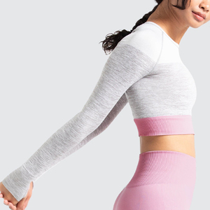 Nuevas llegadas OEM, sudaderas cortas personalizadas para mujer, 100% algodón, sudaderas cortas económicas - Product Image 3