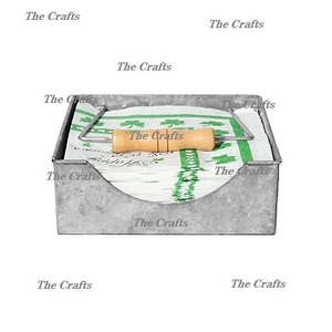 Porte-serviettes en métal de dernière génération, couleur blanche, qualité supérieure, porte-serviettes décoratif galvanisé - Product Image 3