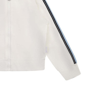 Sweat-shirt à glissière Flexible pour enfants, en coton/polaire, capuche élégante à vendre - Product Image 4