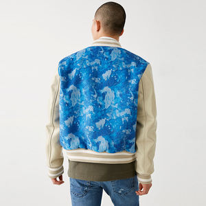 ชุดเครื่องแบบเบสบอลเยาวชนผ้าฝ้ายออกแบบตามสั่งเสื้อแจ็กเก็ตเลตเตอร์แมนตัวยาวพร้อมเครื่องแบบสไตล์ลำลองผ้าบาง - Product Image 2