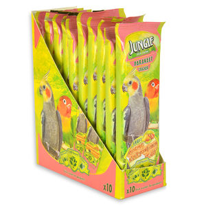 Nourriture pour oiseaux Jungle Paakeet Triple Stick - 100% naturelle, orange et jaune, 10 sachets - Product Image 5